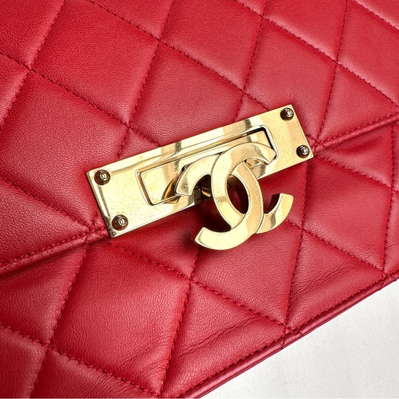 Chanel Red Flap Bag - Picture 7 of 9